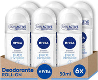 NIVEA SET 6 PZ DEODORANT ANTI-PERSPIRANT PURE INVISIBLE 50 ML