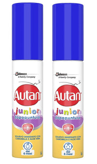 SET 2 CONFEZIONI DI AUTAN SPRAY DOPOPUNTURA ANTIZANZARE JUNIOR 25 ML