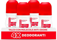BOROTALCO ROLL-ON SET 4 PZ 50 ML L'UNO FORMULA SENZA ALCOOL EFFICACIA FRESCA 48H INTENSIVO