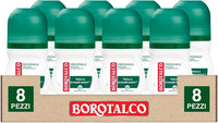 BOROTALCO ROLL-ON SET 8 PZ 50 ML L'UNO FORMULA SENZA ALCOOL EFFICACIA FRESCA 48H TALCO CRISTALLI ATTIVI