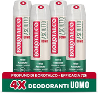 BOROTALCO SET 4 PZ DEO SPRAY 150 ML L'UNO NEW PROFUMO DI BOROTALCO DA UOMO + ASCIUTTO