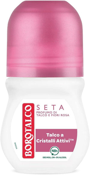 BOROTALCO ROLL-ON SET 6 PZ 50 MLL'UNO FORMULA SENZA ALCOOL EFFICACIA FRESCA 48HAI FIORI DI ROSA