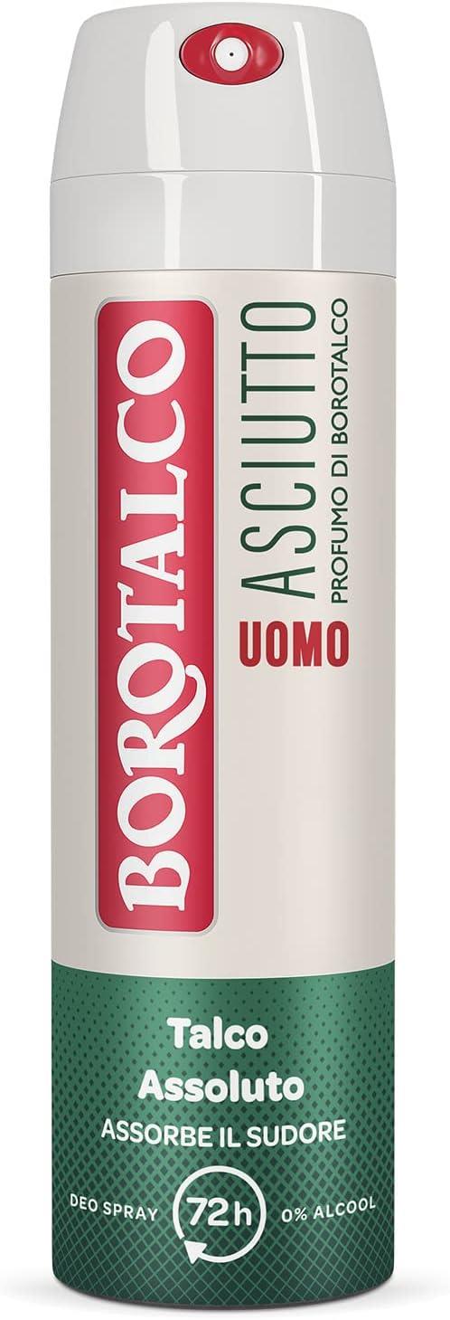 BOROTALCO SET 4 PZ DEO SPRAY 150 ML L'UNO NEW PROFUMO DI BOROTALCO DA UOMO + ASCIUTTO