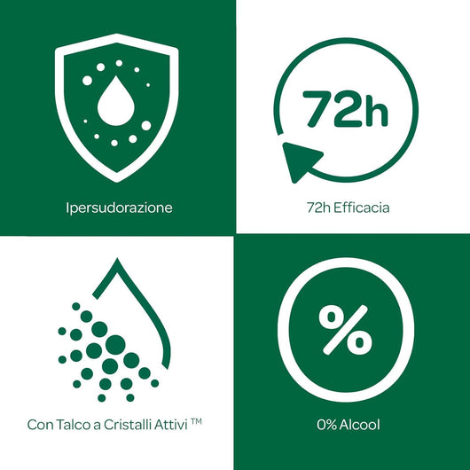 BOROTALCO ROLL-ON SET 4 PZ 50 ML L'UNO FORMULA SENZA ALCOOL EFFICACIA FRESCA 48H INTENSIVO