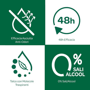 BOROTALCO SET 4 PZ DEO SPRAY 150 ML L'UNO NEW PURO 0 SALI 0 ALCOOL PROFUMO DI BOROTALCO