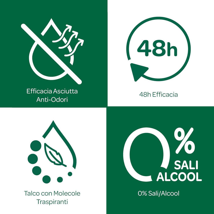 BOROTALCO SET 4 PZ DEO SPRAY 150 ML L'UNO NEW PURO 0 SALI 0 ALCOOL PROFUMO DI BOROTALCO