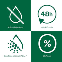 BOROTALCO ROLL-ON SET 6 PZ 50 MLL'UNO FORMULA SENZA ALCOOL EFFICACIA FRESCA 48HAI FIORI DI ROSA