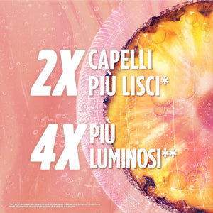 SET 2 GARNIER FRUCTIS HAIR FOOD MASCHERA ANANAS LUNGHEZZE LUMINOSE PER CAPELLI LUNGHI E SPENTI 390 ML