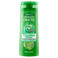GARNIER FRUCTIS 3 PZ SHAMPOO 250 ML L'UNO COCUMBER FRESH PERMETTE DI RIMANDARE IL TUO SHAMPOO X CAPELLI GRASSI