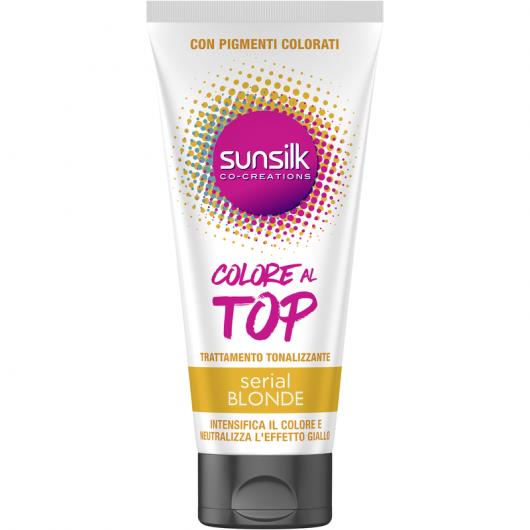 SET 4 SUNSILK TRATTAMENTO TONALIZZANTE COLORE AL TOP 180 ML SERIAL BLONDE
