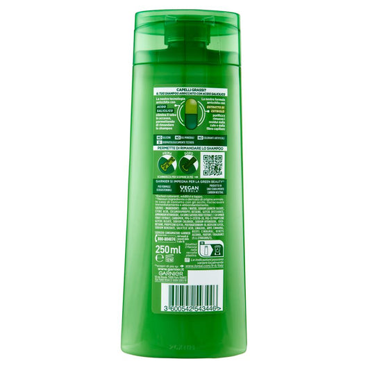 GARNIER FRUCTIS 3 PZ SHAMPOO 250 ML L'UNO COCUMBER FRESH PERMETTE DI RIMANDARE IL TUO SHAMPOO X CAPELLI GRASSI
