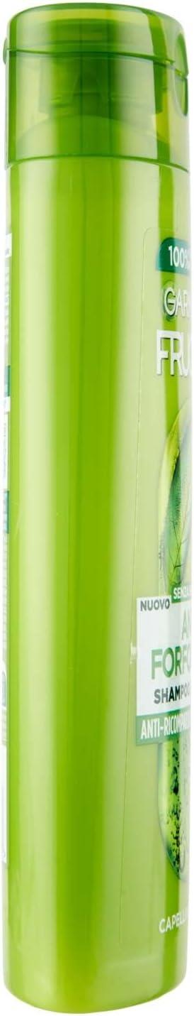 GARNIER FRUCTIS SET 3 PZ SHAMPOO 250 ML ANTI FORFORA PER 4 SETTIMANE 2IN1 LENITIVO CAPELLI NORMALI TE' VERDE