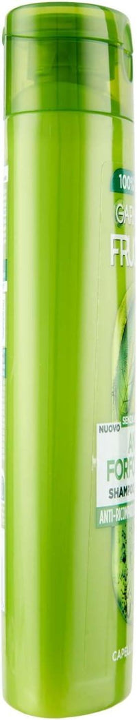 GARNIER FRUCTIS SET 3 PZ SHAMPOO 250 ML ANTI FORFORA PER 4 SETTIMANE 2IN1 LENITIVO CAPELLI NORMALI TE' VERDE