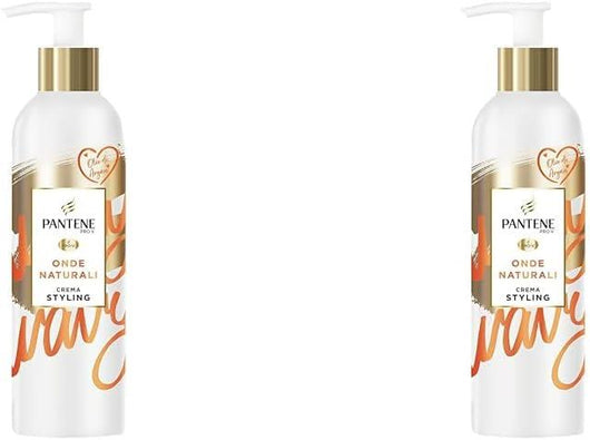 PANTENE SET 2 PZ PRO-V CREMA STYLING ONDE NATURALI 235 ML TERMOPROTETTORE ALL' ARGAN