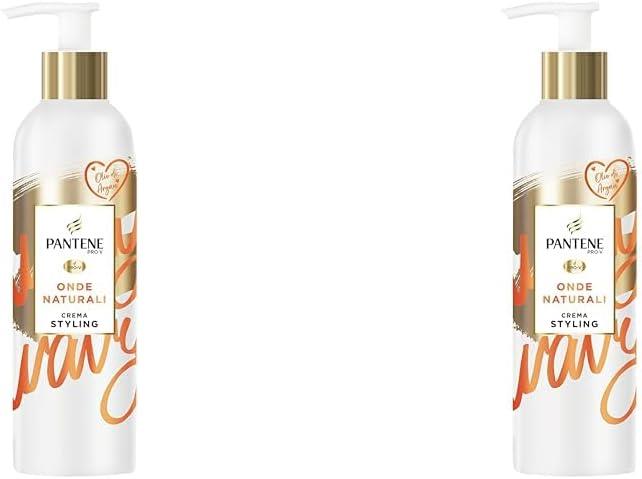 PANTENE SET 2 PZ PRO-V CREMA STYLING ONDE NATURALI 235 ML TERMOPROTETTORE ALL' ARGAN