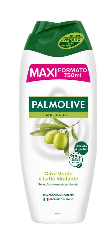 PALMOLIVE SET 2 PZ BAGNOSCHIUMA DA 750ML OLIVA VERDE E LATTE