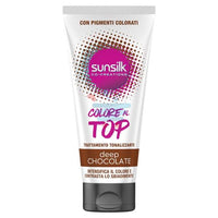 SUNSILK 6 PZ TRATTAMENTO TONALIZZANTE COLORE AL TOP 180 ML DEEP CHOCOLATE