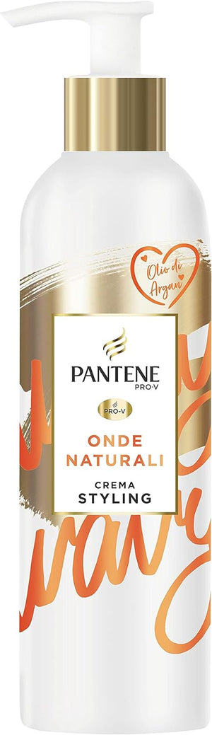 PANTENE SET 2 PZ PRO-V CREMA STYLING ONDE NATURALI 235 ML TERMOPROTETTORE ALL' ARGAN
