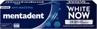 SET 4 DENTIFRICI MENTADENT WHITE NOW ANTI MACCHIA IN FORMATO DA 75 ML