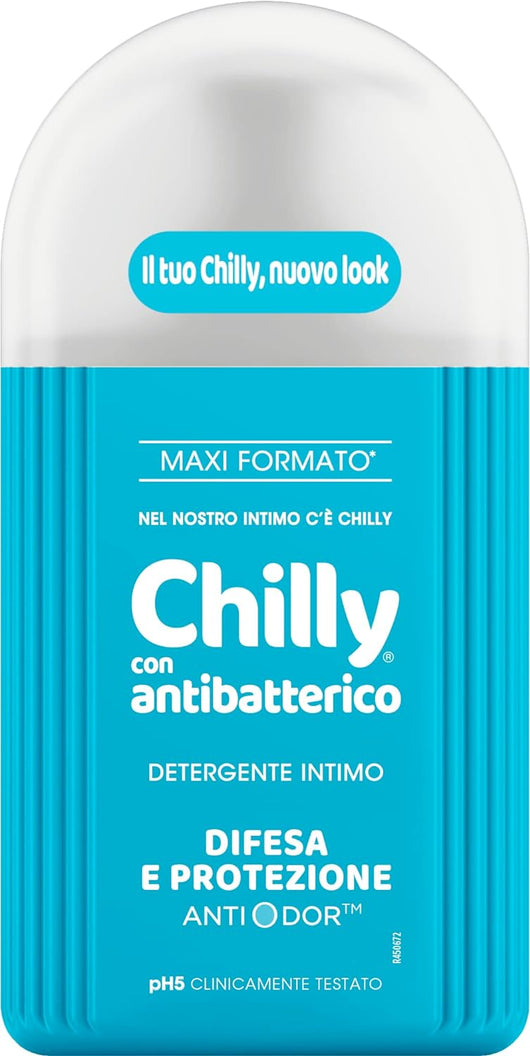 SET 6 CHILLY GEL DETERGENTE INTIMO DA 300ML MAXI NEW  ANTIBATTERICO