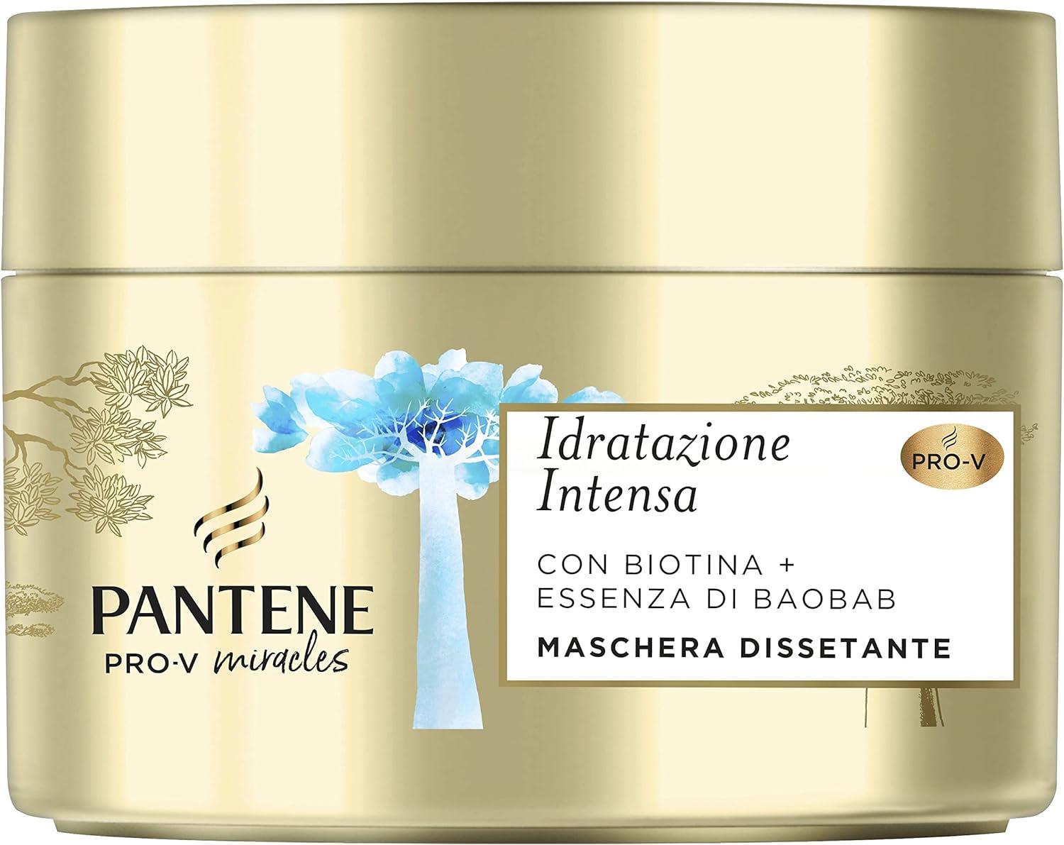PANTENE PRO-V MIRACLES MASCHERA DISSETANTE CON BIOTINA ED ESSENZA DI BAOBAB PRO-VITAMINA B5 160 ML