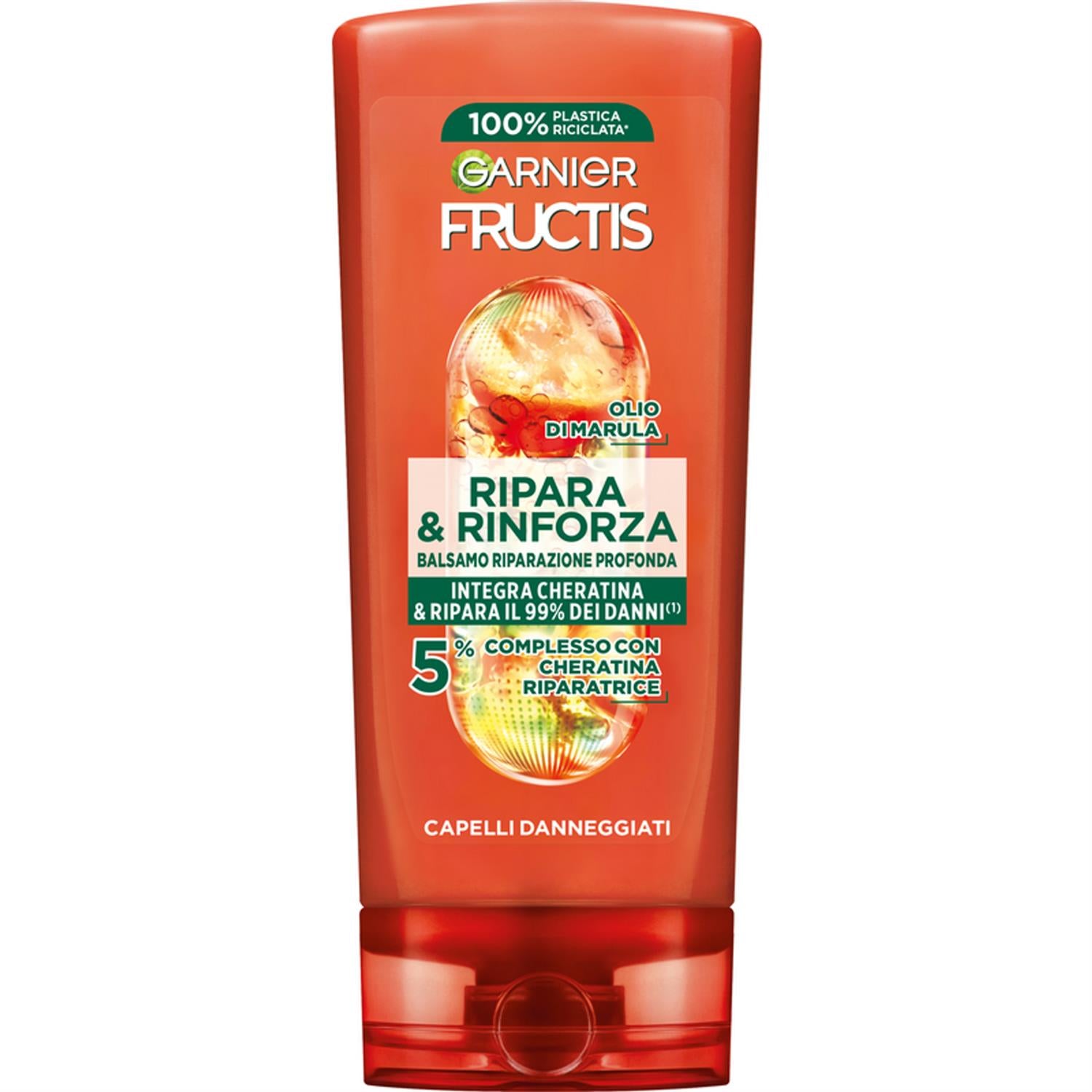 GARNIER FRUCTIS SET 2 CONFEZIONI BALSAMO RIPARA & RINFORZA CAPELLI DANNEGGIATI 200 ML L'UN