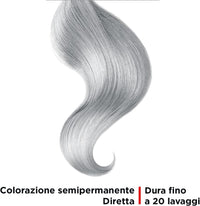 VITALCARE SET 3 PZ TINTA SEMIPERMANENTE PROFESSIONALE PER CAPELLI MORBIDI IDRATATI E LUMINOSI IN COLORE SILVER