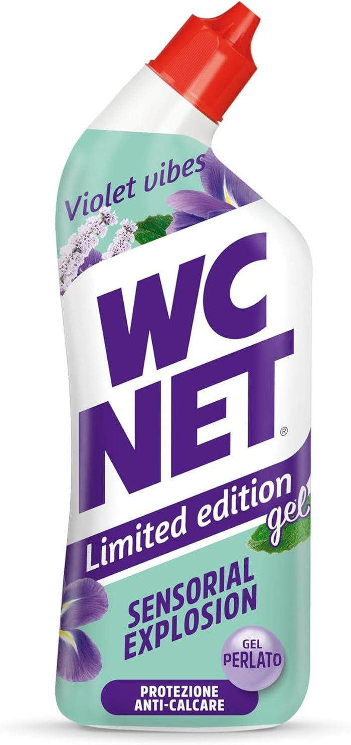 SET 4 WC NET WC GEL LIMITED EDITION 700ML VIOLET VIBES PROTEZIONE ANTI-CALCARE