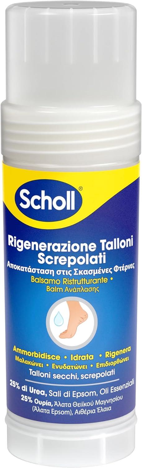 SCHOLL BALSAMO STICK RIPARATORE PER TALLONI SCREPOLATI IDRATA E RIPARA 25% DI UREA SALI DI EPSOM E OLI ESSENZIALI