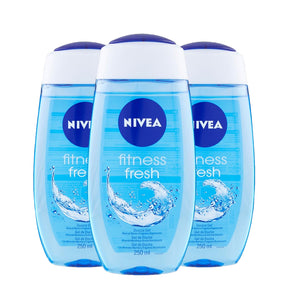 SET 3 CONFEZIONI DI NIVEA DOCCIA GEL 250 ML FITNESS
