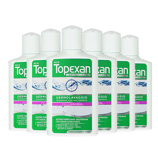 SET 6 CONFEZIONI DI TOPEXAN DETERGENTE LIQUIDO PER PELLI SENSIBILI DA 150 ML