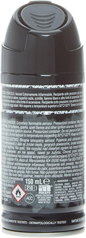 SET 6 PZ MALIZIA DEODORANTE SPRAY UOMO 150 ML URBAN