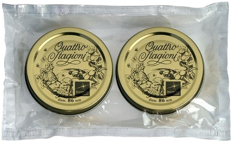 108 COPERCHI 70 MM PER BARATTOLI QUATTRO STAGIONI BORMIOLI CAPSULE
