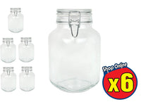 FIDO SET 6 VASO BARATTOLO ERMETICO 2000 CC 6 PZ