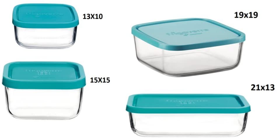 SET 4 PZ CONTENITORI SALVA FRESCHEZZA VARIE MISURE