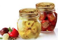 12 BARATTOLI 250CC QUATTRO STAGIONI BORMIOLI VASO PER CONSERVE CON 12 TAPPI INCLUSI