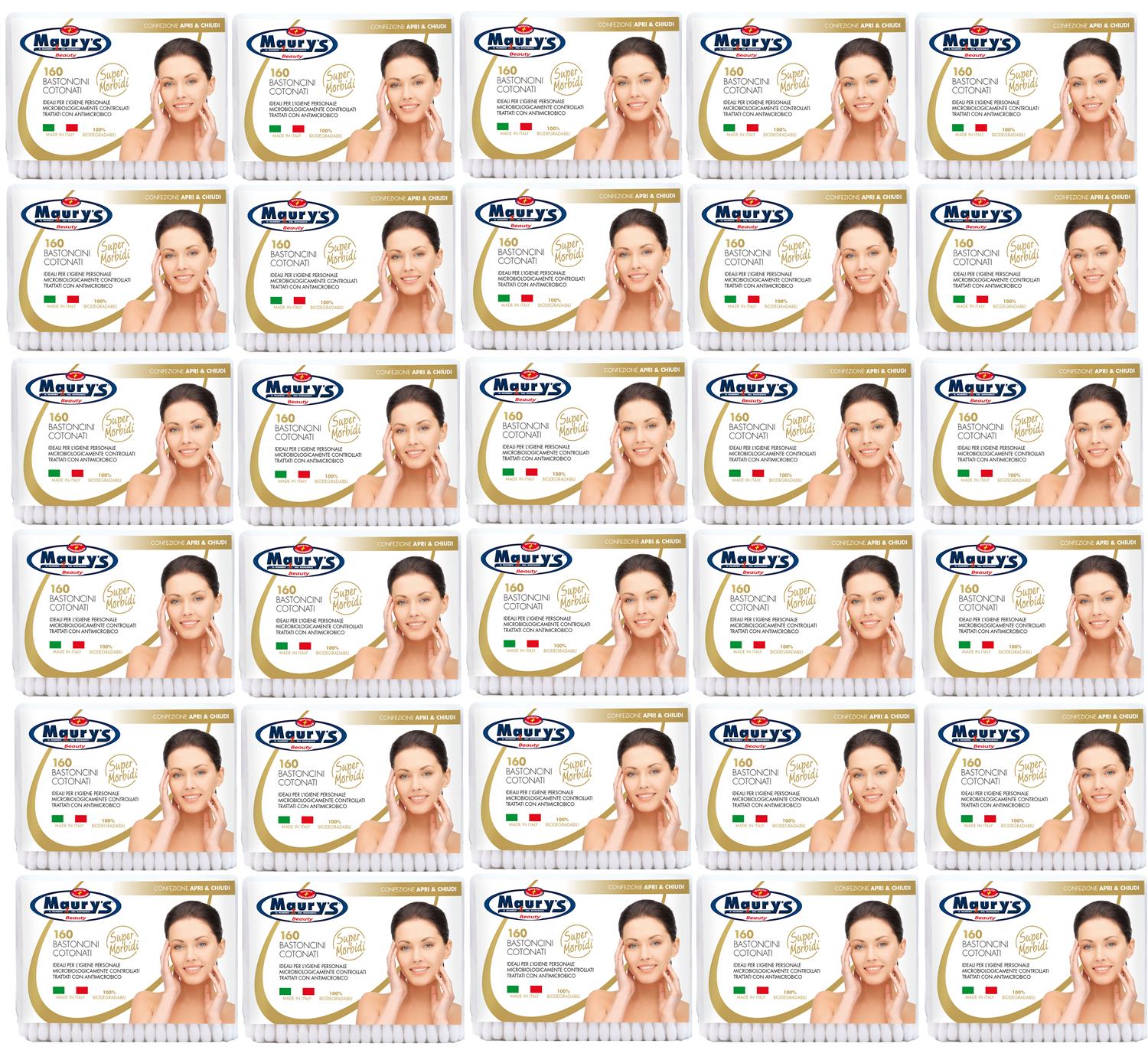 4800 MAURY'S COTTON FIOC BASTONCINI COTONATI IN BUSTINA DA VIAGGIO