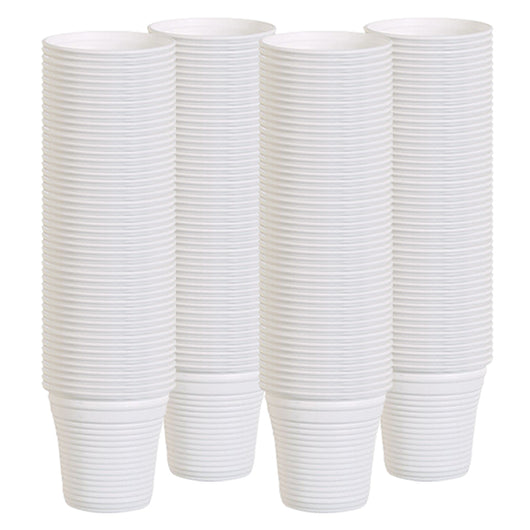 MAURY'S BICCHIERINI CAFFÈ IN BIOPLASTICA MONOUSO 80 ML IN SET 200 PZ BIANCHI