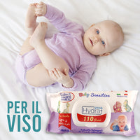 HYDRA VIVA+ 6 CONFEZIONI SALVIETTE DETERGENTI BABY SENSITIVE 660 PZ