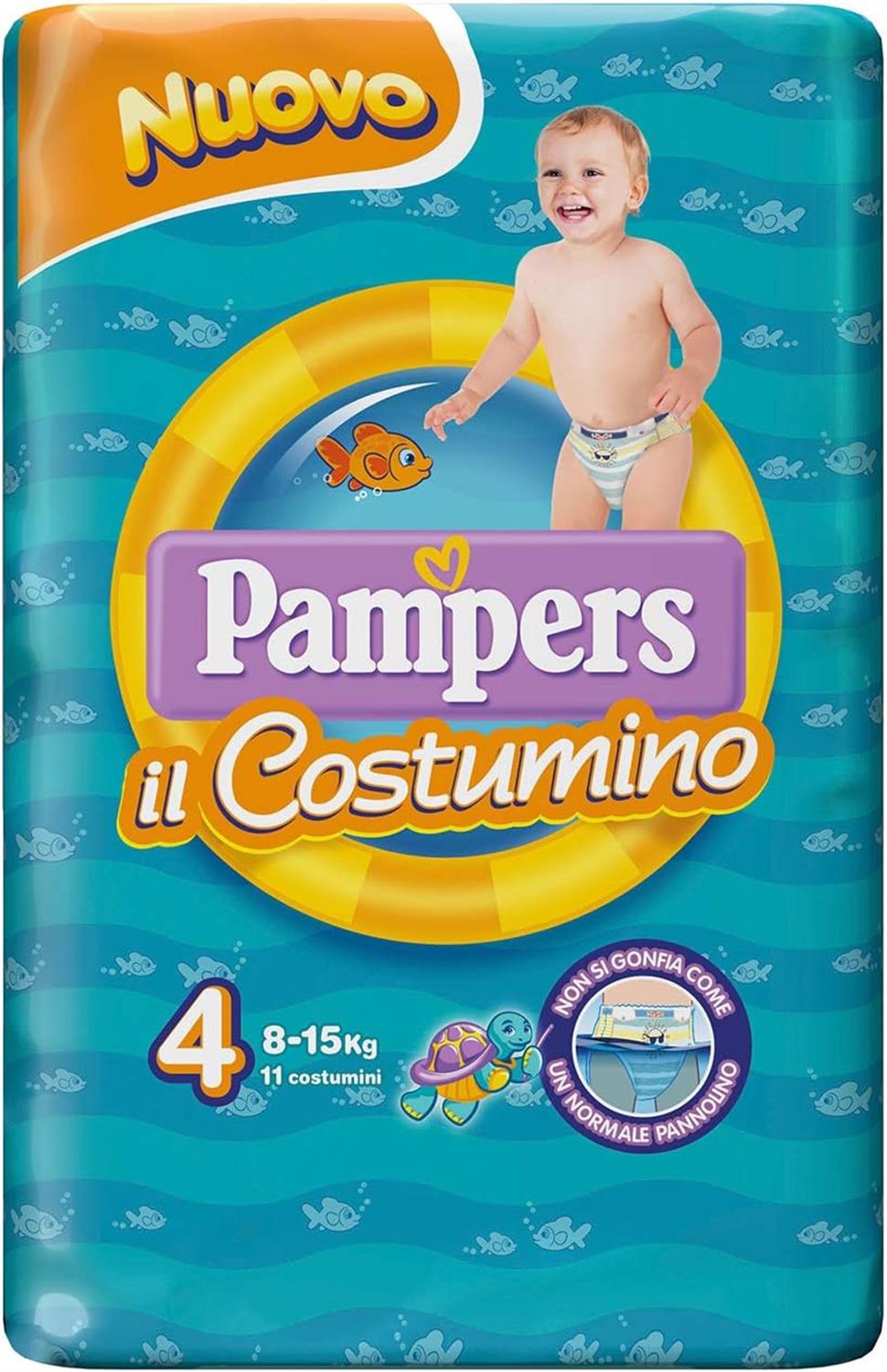 PANNOLINI SET 2 CONFEZIONI PAMPERS IL COSTUMINO TAGLIA 4 MAXI 8-15 KG 22 PEZZI