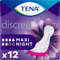 SET 6 CONFEZIONI DI TENA LADY ASSORBENTI MAXI NIGHT 12 PZ