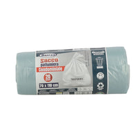 MAURY'S SACCHI PER PATTUMIERA 70X110 CM 5 CONFEZIONI DA 20 PEZZI IN COLORE TRASPARENTE