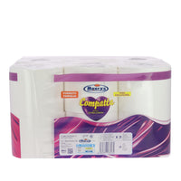 MAURY'S CARTA IGIENICA 24 ROTOLI 2 VELI COMPATTA ALTA QUALITÀ FORMATO FAMIGLIA