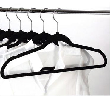 BASTONE APPENDIABITI + 30 STAMPELLE GRUCCE IN VELLUTO