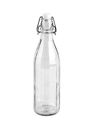 6 MILLY BOTTIGLIE 500 ML IN VETRO CON TAPPO A CHIUSURA ERMETICA CERVE VINTAGE