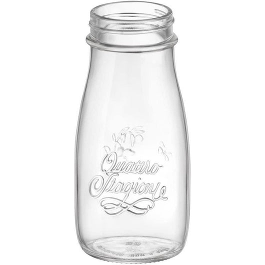 6 BOTTIGLIE BORMIOLI QUATTRO STAGIONI DA 400 ML CON TAPPI 56 MM