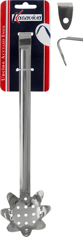 KIT SET 3 PZ UNCINO SERVI SPAGHETTI IN ACCIAIO INOX