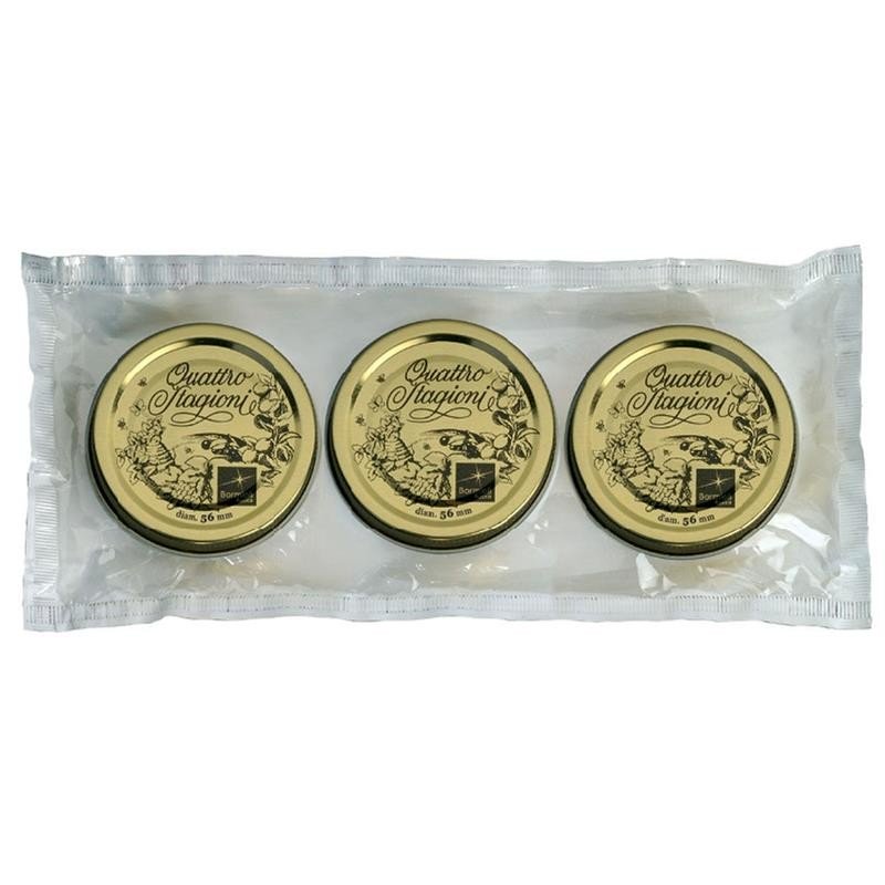 BORMIOLI QUATTRO STAGIONI SET 4 BOTTIGLIE DA 400 ML CON 6 TAPPI 56 MM