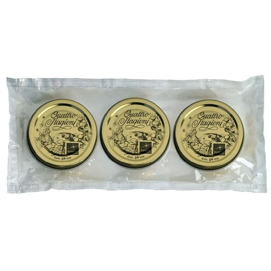 BORMIOLI QUATTRO STAGIONI SET 4 BOTTIGLIE DA 400 ML CON 6 TAPPI 56 MM