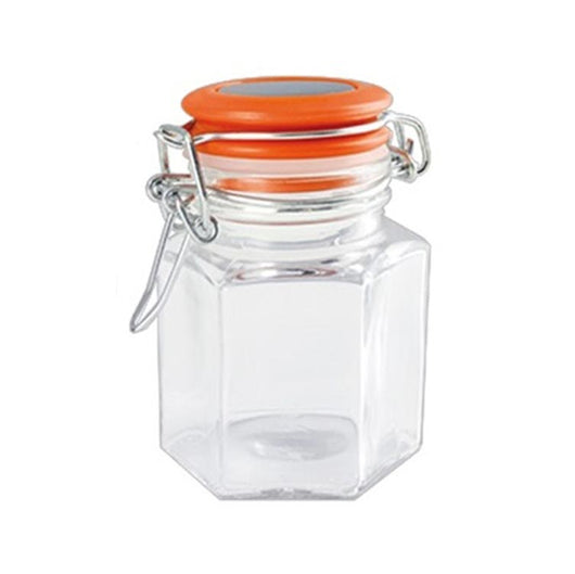 SET 4  BARATTOLINI PER SPEZIE  5 X H8 CM IN COLORE ASSORTITO